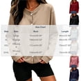 thumbnail image 4 of Bovxnpu Women's Pajama Tops Cardigan Button Long Sleeve Fleece Jacket Plus Sleepwear, 4 of 8