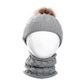 thumbnail image 4 of Wdgfv Scarf Woolen Earflap Hood Warm Skull Knit Caps Beanie Cap for Toddlers Baby Girls and Boys, 4 of 5