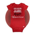 thumbnail image 2 of Baby Heart Surgery Onesies - 100% Cotton Unisex - Red - CHD Awareness Baby Onesies - Heart Warrior Onesie - All Sizes Available, 2 of 6