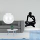 thumbnail image 2 of Acuario de escritorio,Pecera pequeña transparente,pecera,jarrón,mesa,Figura de lector abstracto,Estatua de pensador abstracto,arte,manualidades,decoraciones,Figuras humanas decorativas para, 2 of 8