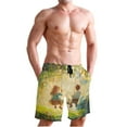 thumbnail image 4 of Swing Large Size Men's Quick Dry Beach Shorts with Mesh Lining, Lightweight, 4 of 8