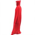thumbnail image 1 of Hooded Cloak Unisex Cloak with Hood Halloween Christmas Cloak Vampire Witch Cape Costume Levamdar CPB-SSW397-4, 1 of 5