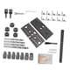 thumbnail image 5 of Kit de plantilla para perforar madera 3 en 1, guía para perforar madera, perforadora para carpintería, localizador de brocas para conectar placas Negro, 5 of 9