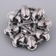 thumbnail image 5 of 8 piezas de botones de vástago de de imitación con base de metal grande, suministros de manualidades de 46 mm para , bolsa d Gloria Aleación Rhinestone Shank Buttons, 5 of 9
