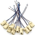 thumbnail image 1 of 10 Pieces G9 Ceramic Lamp Holder, Halogen Lamps Ceramic Connector Socket, G9 Lamp Holder 250v G9 Socket Ceramic Light Lamp Holder, 1 of 4