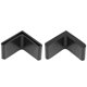 thumbnail image 1 of Cubiertas de goma para muebles, tapas en ángulo en forma de L de 50 x 50 x 4 mm para patas de mesa y silla, 8 piezas, 1 of 6