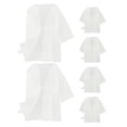 thumbnail image 1 of Raindrops 6 Pcs Cotton Shower Robe Versatile Usage Disposable For Spa Sauna Relaxation, 1 of 8