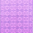 thumbnail image 1 of Ahgly Company Indoor Square Abstract Purple Modern Area Rugs, 5' Square, 1 of 4
