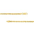 thumbnail image 5 of 10K Yellow Gold 22" 3.00mm D/C Rope Chain Necklace w/ Lobster Lock - Women, 5 of 6