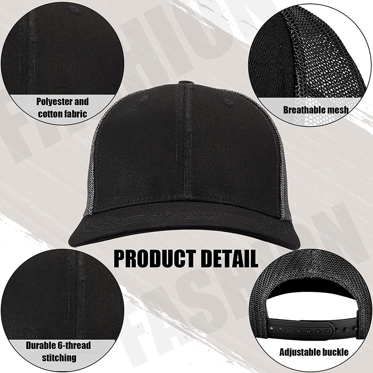 Plain Hat Blank Trucker Hat Cap