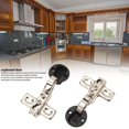 thumbnail image 4 of 2pcs Soft Close Hinges Overlay Hinges for Kitchen Cabinet Built in Damper Brushed   Hinges, 4 of 8