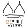 thumbnail image 2 of RC Car Steering Tie Rod, Wearable RC Chassis Links Balanced Driving  For 1/24 Crawler Black,Red, 2 of 8