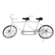 thumbnail image 1 of Juguete Miniatura 2xScale 1:16 Bicicleta Tándem Modelo De Bicicleta Réplica Juguete Coleccionable Blanco Zulema Juguete de bicicleta tándem, 1 of 8