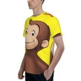 thumbnail image 4 of Curious George T Shirt For Men Women, Graphic Print Casual Unisex Short Sleeve Summer Funny Top Tees Shirt, 4 of 8