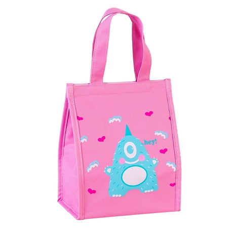 

EJWQWQE Insulation Bag Cartoon Portable Thickened Aluminum Foil Picnic Bag