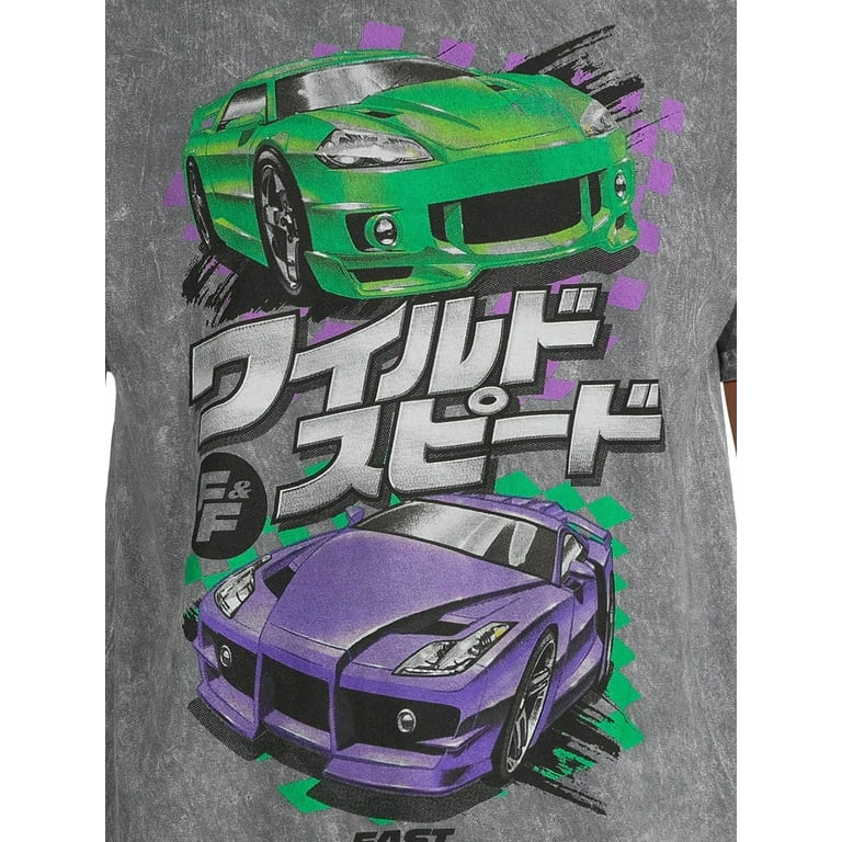 Fast & Furious Tokyo Drift Men’s & Big Men’s Kanji Graphic Tee, Sizes S-3XL