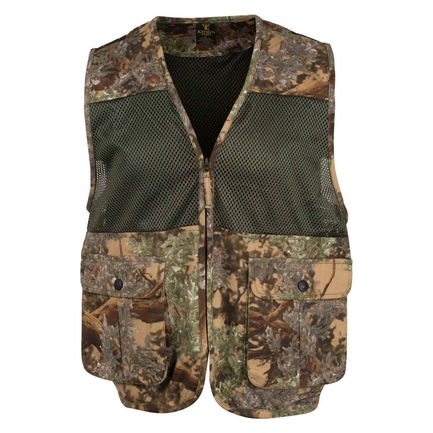 Youth camo hunting vest