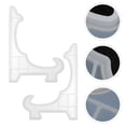 thumbnail image 4 of KAKOWELY 2pcs DIY Crystal Epoxy Mold Storage Display Rack Casting Mold Tools (White),9.84"X7.09"X0.59", 4 of 5