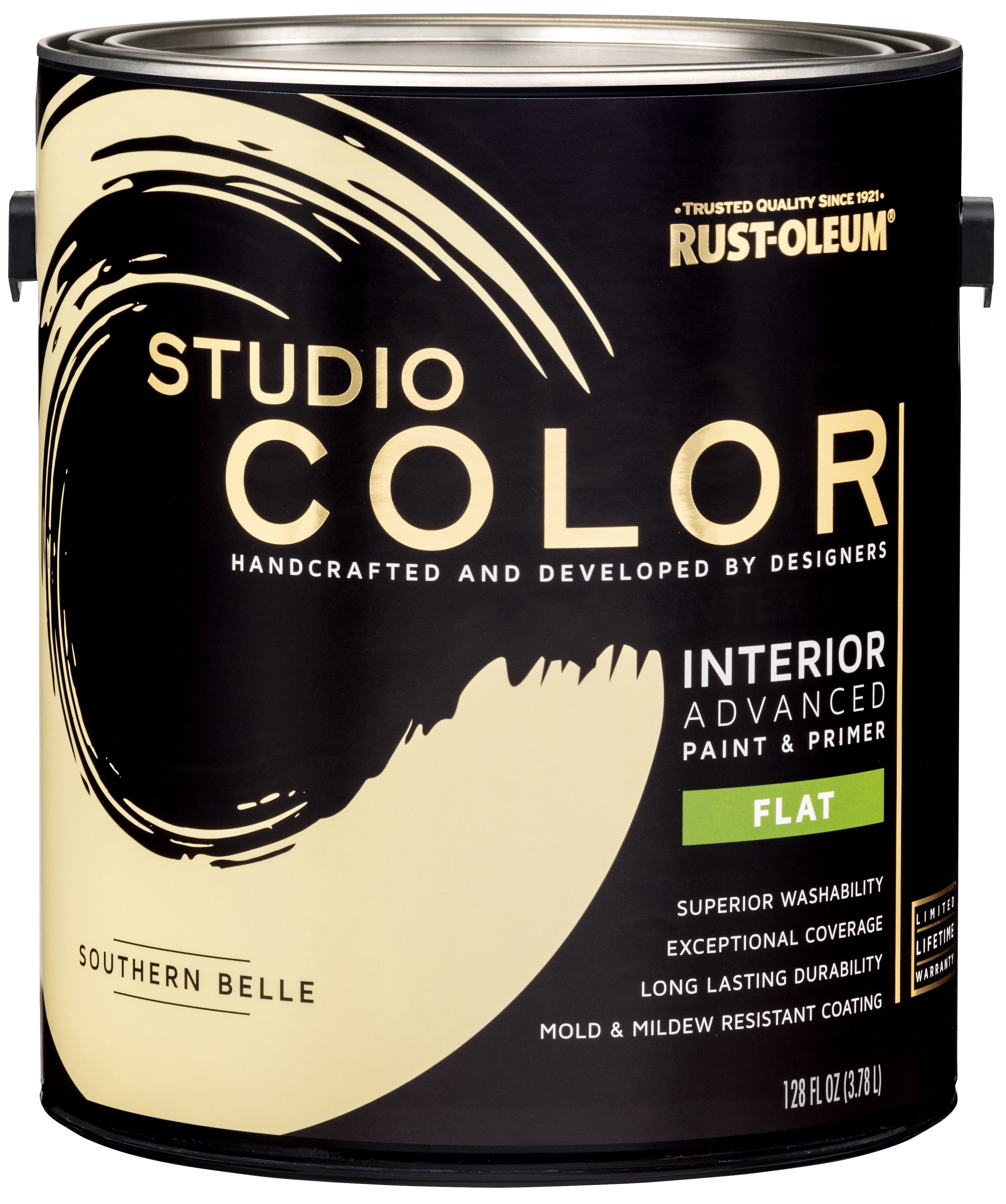 Southern Belle, Rust-Oleum Studio Color Interior Paint + Primer, Flat Finish, Gallon