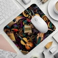 thumbnail image 2 of Musical Instrument Printed Desk Mat Mousepad, Non-Slip Rubber Bottom, 8.3x9.8 Inch, Suitable for Office and Gaming, 2 of 6