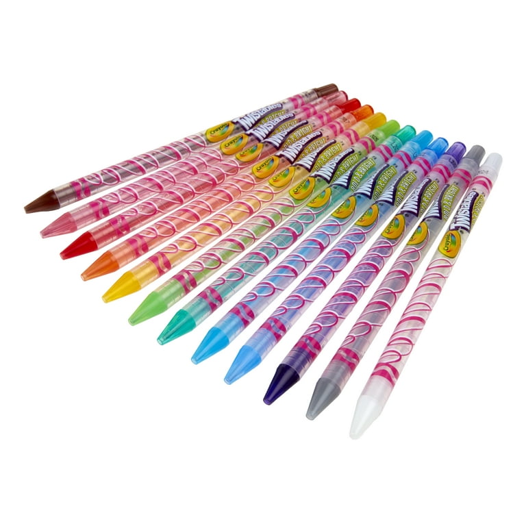 Crayola Twistables Colored Pencils - Assorted Lead - Clear Plastic Barrel -  30 / Set - ICC Business Products