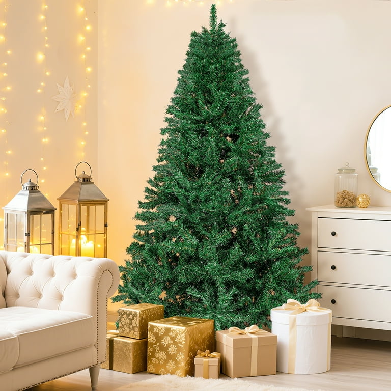 Laintene Artificial Christmas Tree, 6ft unlit Christmas Tree W