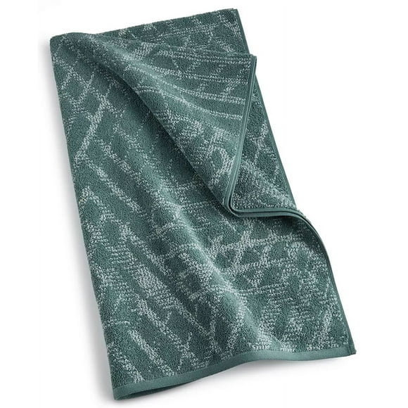 Hotel Collection Serviette de Bain Micro Coton Symmetry 30 x 56, Marine