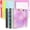 Purple, variant on Spiral Clipboard Folio with Refillable Notepad, Cute Clipboard Folder, 5 Dividers with Storage 10 Pockets,Versatile Clipfolio,Hardcover Clipboards Notebook for School Office Planner Clip Board-