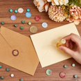 thumbnail image 4 of Brass 2 Styles Pattern Headed Wax Seal Stamp Sea Turtle Seashell Metal 15mm Mini Stamps for Wedding Invitations Envelopes Wrapping Ocean Seashell Summer DIY 1pc, 4 of 9