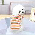 thumbnail image 3 of Monos con tirantes para perros, estampado navideño de conejo, vestido tipo bandolera para perros, trajes para gatos bulldog, falda navideña para cachorros, ropa para perros, 3 of 5