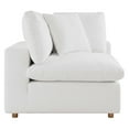 thumbnail image 6 of Modway Commix Down Filled Overstuffed Corner Chair in Pure White, 6 of 8
