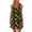 Army Green, variant on Summer Dresses for Women Fashion Tie Dye Printed Beach Sundresses Sleeveless Mini Dresses Casual Pleated Tank Dress Orange XXL