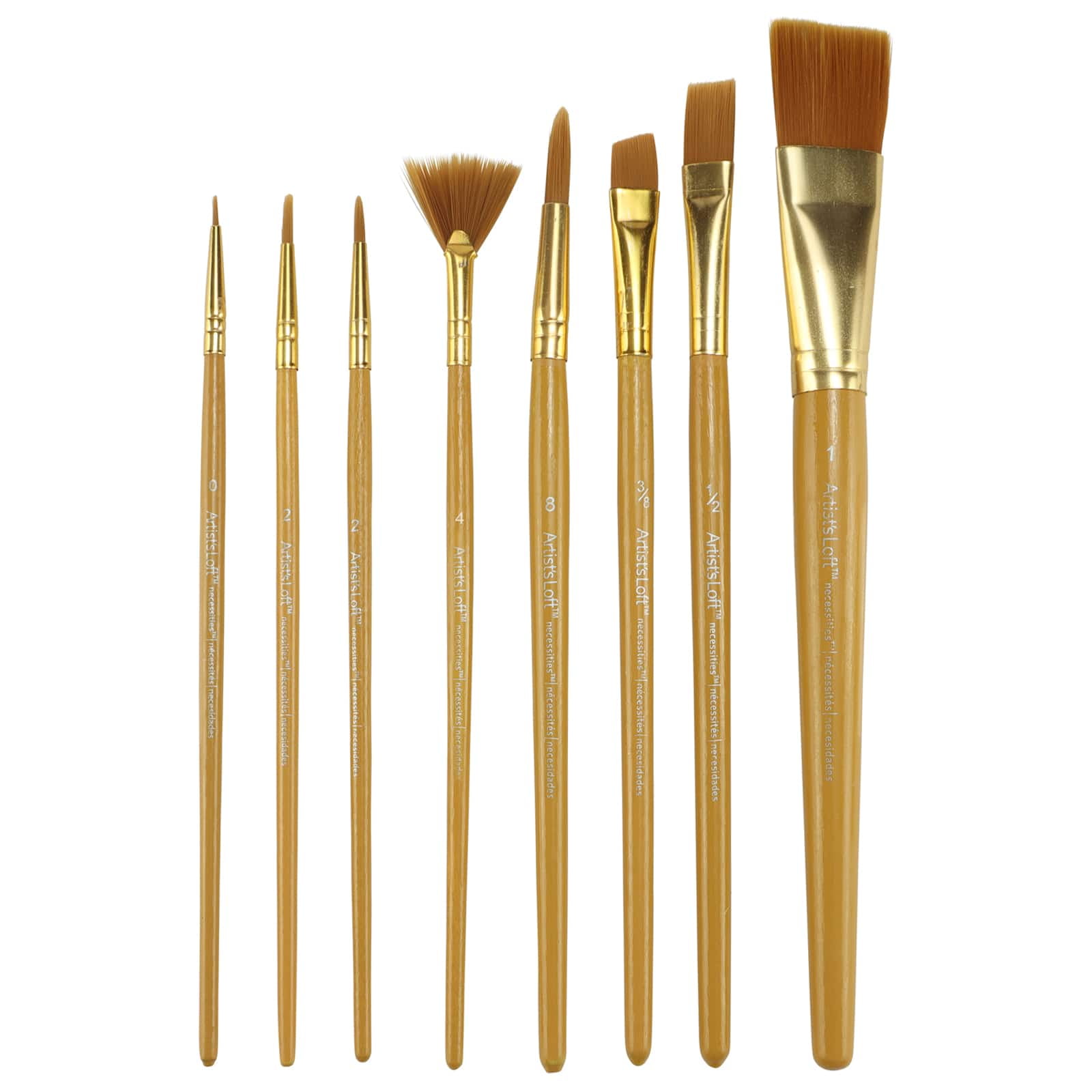Mintcraft A55505 Artist Brush Set, 5 Pieces