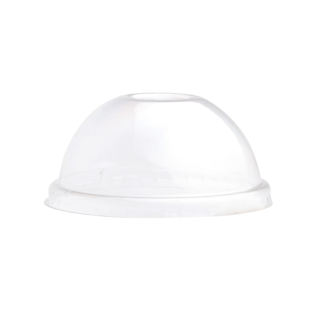 Coppetta Round White Paper To Go Cup Lid - Fits 5 oz - 3 1/2 x 3 1