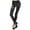 Black, variant on Women's Sexy Shiny Leather Leggings - Clubwear Trousers, Tight Body Fit, 92% Polyester 8% Spandex