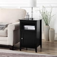 thumbnail image 2 of Pemberly Row Armoire de Rangement en Bois Transitionnelle avec Étagère Noire, 2 of 6