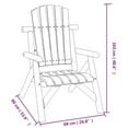 thumbnail image 4 of vidaXL Garden Chair 68x86x103 cm Solid Wood Spruce, 4 of 4