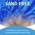 thumbnail image 5 of Lightweight Thin Beach Towel Oversized Big Extra Large Microfiber Sand Free Towels for Adult Dry Travel Camping Quick drying towel, 5 of 6