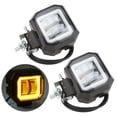 thumbnail image 3 of Yctze Fóco de Barra de Luz LED Cuadrada de 20 W Con Soporte de Montaje Ajustable, 6500 K, IP68 Resistente al Agua, 50000 Horas de Vida Útil, Adecuado para camiones tdoterreno SUV, 3 of 7