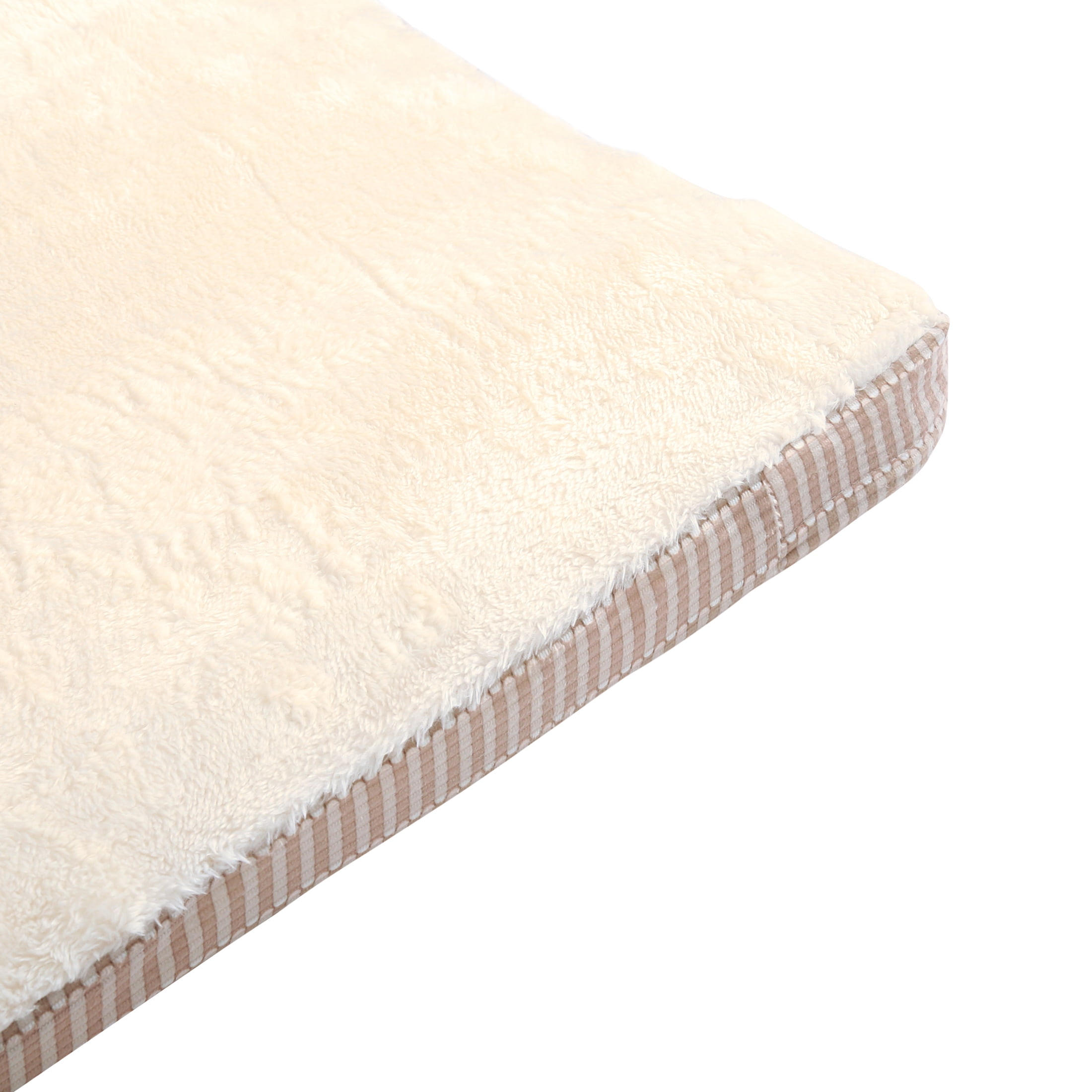 Vibrant Life Large Orthopedic Foam Dog Bed for Large Breeds, Large, 36" x 27", Tan