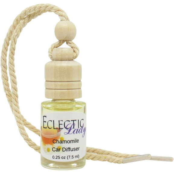 Chamomile Scented Car Diffuser by Eclectic Lady, 7.5 ml, Air Freshener, Premium Grade Fragrance Oil