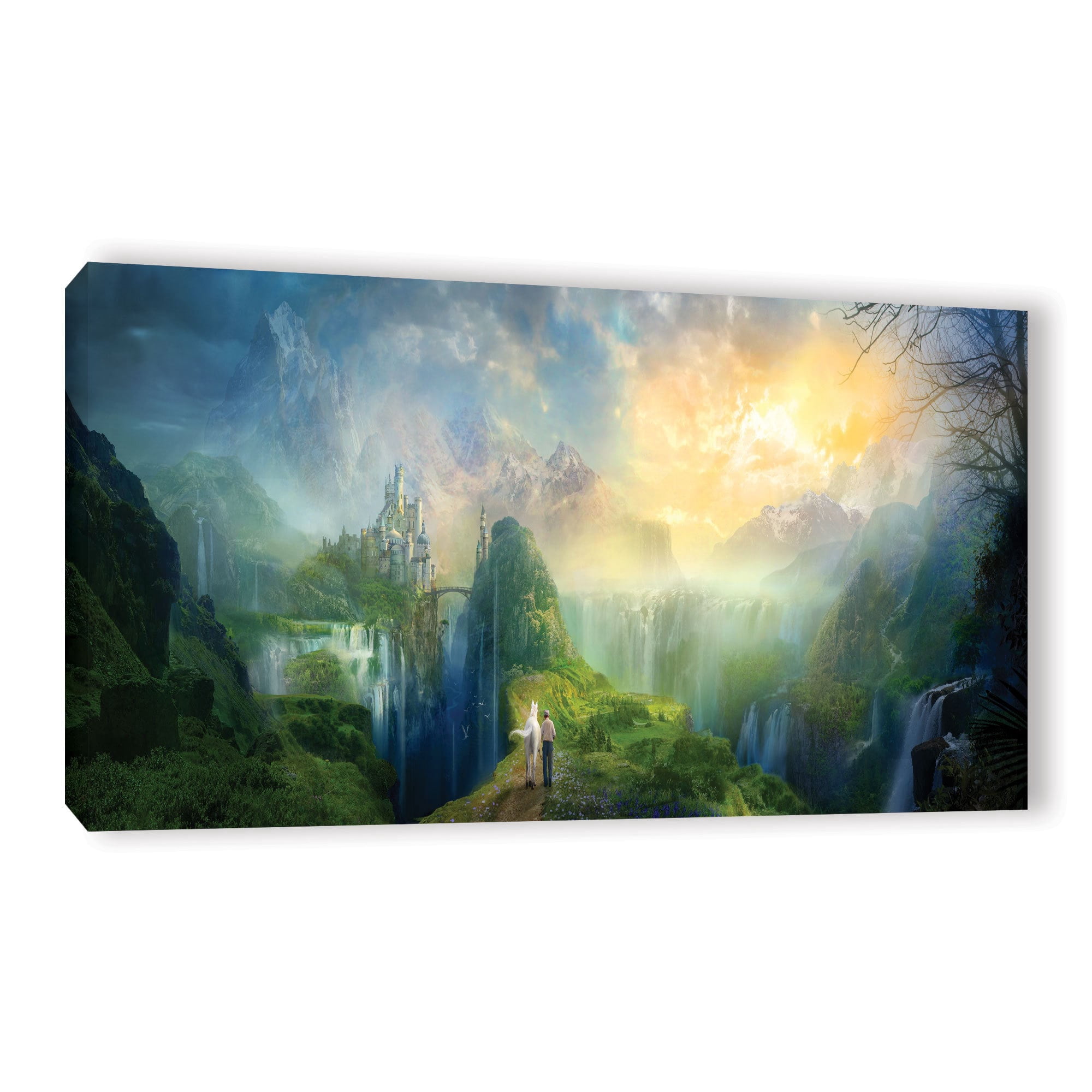 ArtWall Philip Straub "Road to Oalovah" Gallery-Wrapped Canvas