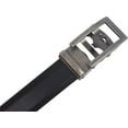 thumbnail image 4 of Marshal Men's Genuine Leather Ratchet Dress Belt With Automatic Buckle Black Buckle8, 36", 4 of 9