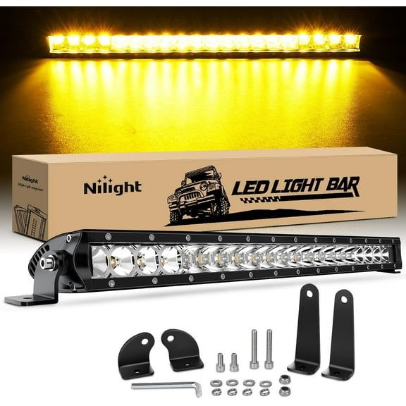 Nilight 100W Flood Spot Combo Automotive Light Bars