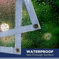 thumbnail image 3 of Clear See-Through PVC Vinyl Tarp Panels Fire Retardant (4' X 5'), 3 of 3