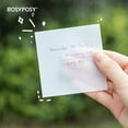 thumbnail image 4 of 50 Pcs Notes Adhésives Transparentes Imperméables pour Animaux Outil de Bureau Haute Qualité N2Z2, 4 of 6