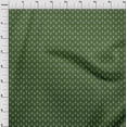 thumbnail image 4 of oneOone Georgette Viscose Green Fabric Christmas Craft Projects Decor Fabric Printed By The Yard 42 Inch Wide, 4 of 5