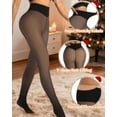 thumbnail image 5 of Women's Seam Sheer Fleece Leggings, 5 of 5