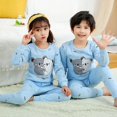 thumbnail image 1 of Conjunto de pijamas de Navidad para niños, ropa de dormir para niños, pijamas para el hogar, ropa de dibujos animados para niñas, traje de pijamas para niños, ropa de dormir de algodón de 2-14T, 1 of 4