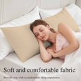 thumbnail image 5 of Khaki Solid Color Body Pillow Covers 20"x54", Aesthetics Contemporary Luxury Soft Brushed Microfiber Breathable Throw Pillow Covers, Pillowcase with Zipper for Couch Sofa Bedroom Living Room, 5 of 9